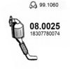 ASSO 08.0025 Catalytic Converter